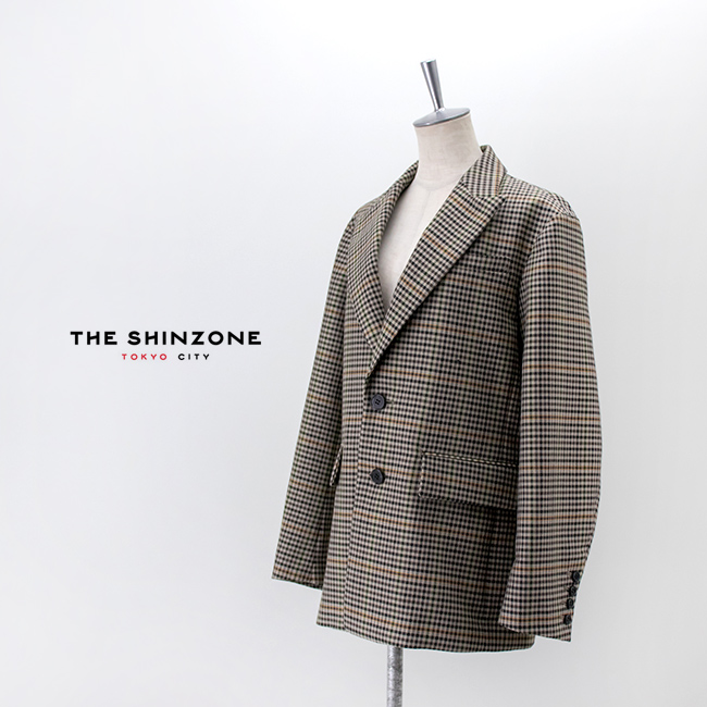 THE SHINZONE シンゾーン PLAID CHECK JACKET チェックジャケット
