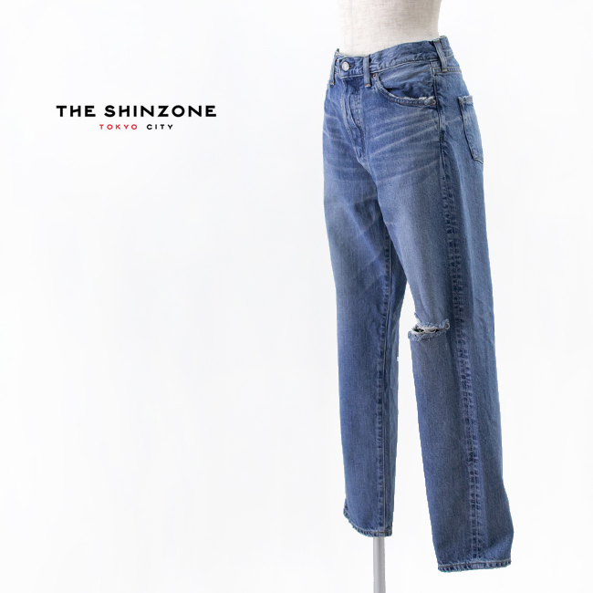 THE SHINZONE シンゾーン レディース ダメージクリップジーンズ 