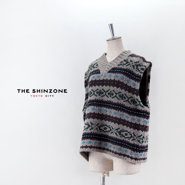 THE SHINZONE シンゾーン レディース フェアアイルベスト［23AMSNI06