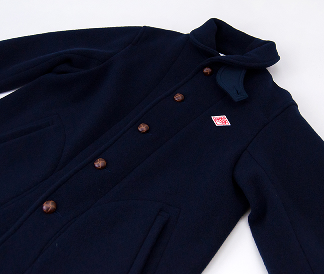SOLDOUT】DANTON ダントン メンズ ウールパイル ラウンドカラー