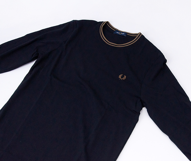 FRED PERRY M9602 ロングスリーブTシャツ NAVY(795) フレッドペリー