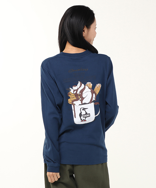 CHUMS チャムス レディース ホットチョコレートポケットブラッシュド