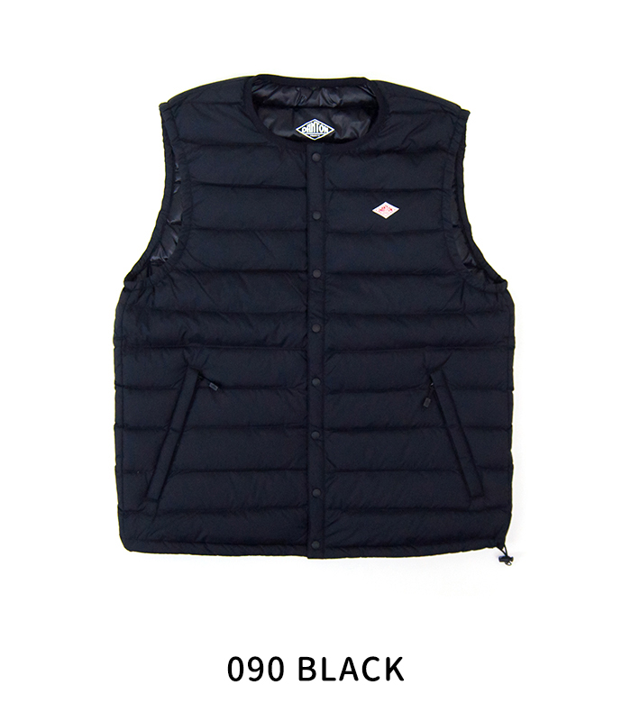 DANTON ダントン メンズ クルーネック インナーダウンベスト［DT