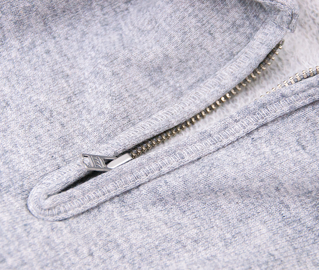 ORCIVAL オーシバル レディース コットン裏毛 ハーフジッププル