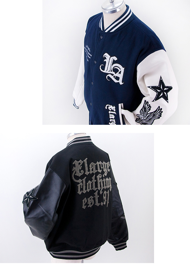 XLARGE エクストララージ メンズ バーシティジャケット［101254021004