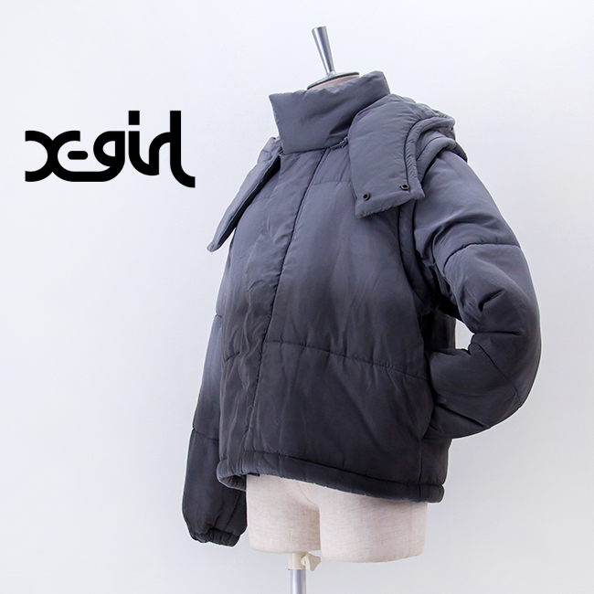 X-girl エックスガール レディース フェイデッド 2WAY パデッド