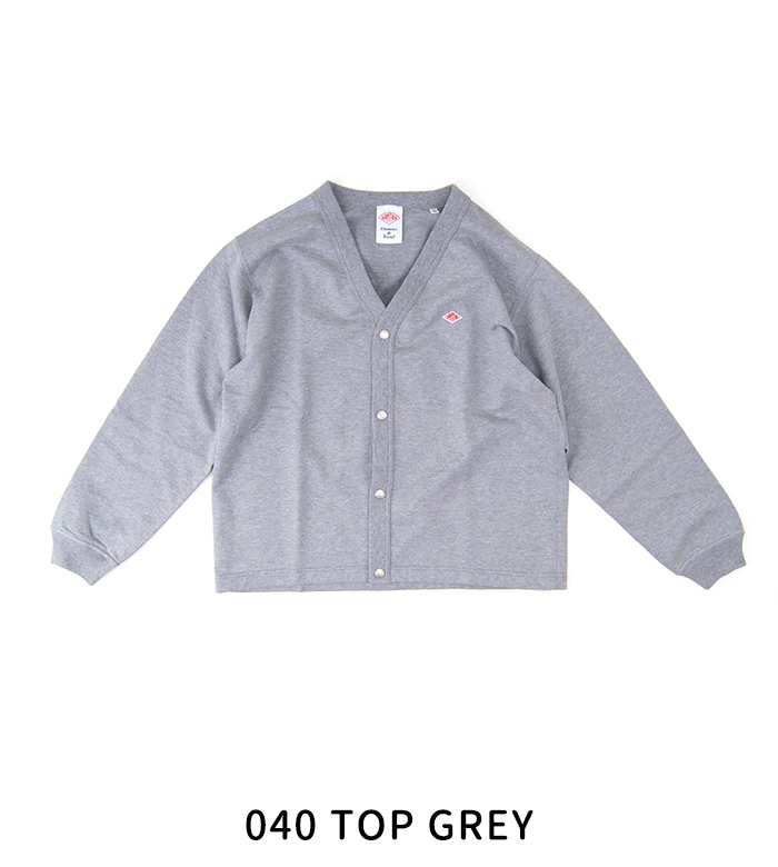 DANTON ダントン メンズ コットンテリー Vネックカーディガン［DT