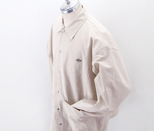 SOLDOUT】DANTON ダントン メンズ コットンリネン カバーオールシャツ