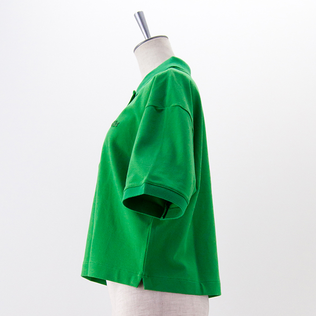 【新品　SALE ❗️¥6500OFF】ラコステ ポロシャツ レディース SOLDOUT】LACOSTE ラコステ レディース クロップドポロシャツ［PF007J