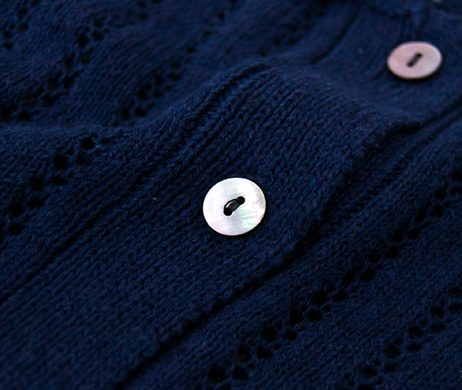 SALE 20%OFF】Midi Umi ミディウミ レディース 模様編みニットポロ［2