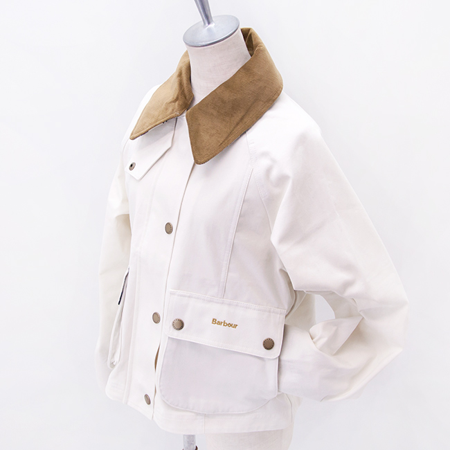 Barbour バブアー レディース クロップド ビードネル カジュアル