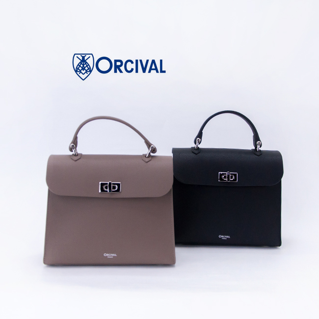 ORCIVAL オーシバル ダブルフェイスレザー ハンドバッグ［OR-H0385DFT