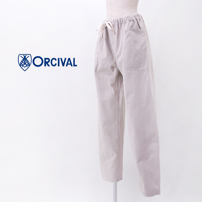 SOLDOUT】ORCIVAL オーシバル メンズ コットンカツラギ イージーパンツ
