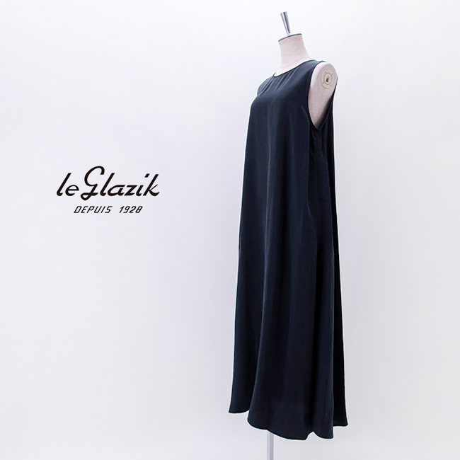 Le glazik ル グラジック レディース キュプラ ノースリーブワンピース