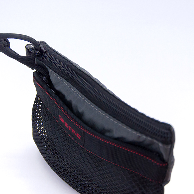 BRIEFING ブリーフィング MESH FLAT POUCH S［BRA261G17］【2026SS】の